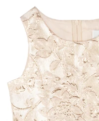 Rare Editions Toddler and Little Girls Brocade Party Dress