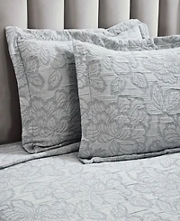 Superior Hibiscus Cotton Matelasse Woven 3-Pc. Bedspread Set