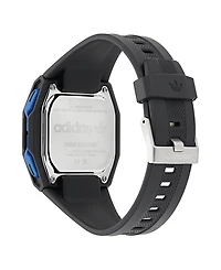 adidas Unisex Analog Black Resin Watch, 48mm