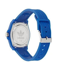 adidas Unisex Analog Blue Resin Watch, 41mm