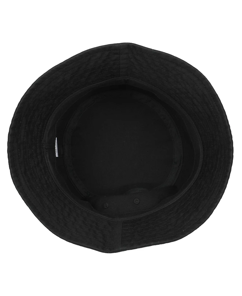 Generic Men's 2-Pack Black & White Washed 100% Cotton Adult Bucket Hat