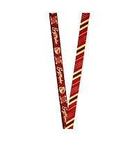 Gryffindor Characteristics Tie Inspired Sublimation Print Metal Enamel Charm