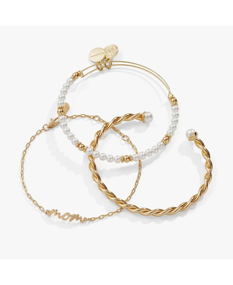 Mom Script Bracelet Set Of 3