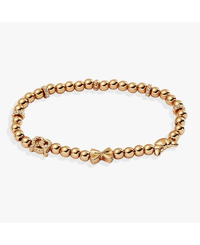 Carbs Are My Love Language Beaded Stretch Bracelet