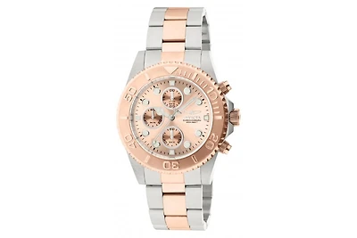 Invicta Men's 1775 Pro Diver Quartz Chronograph Rose Gold Dial Watch