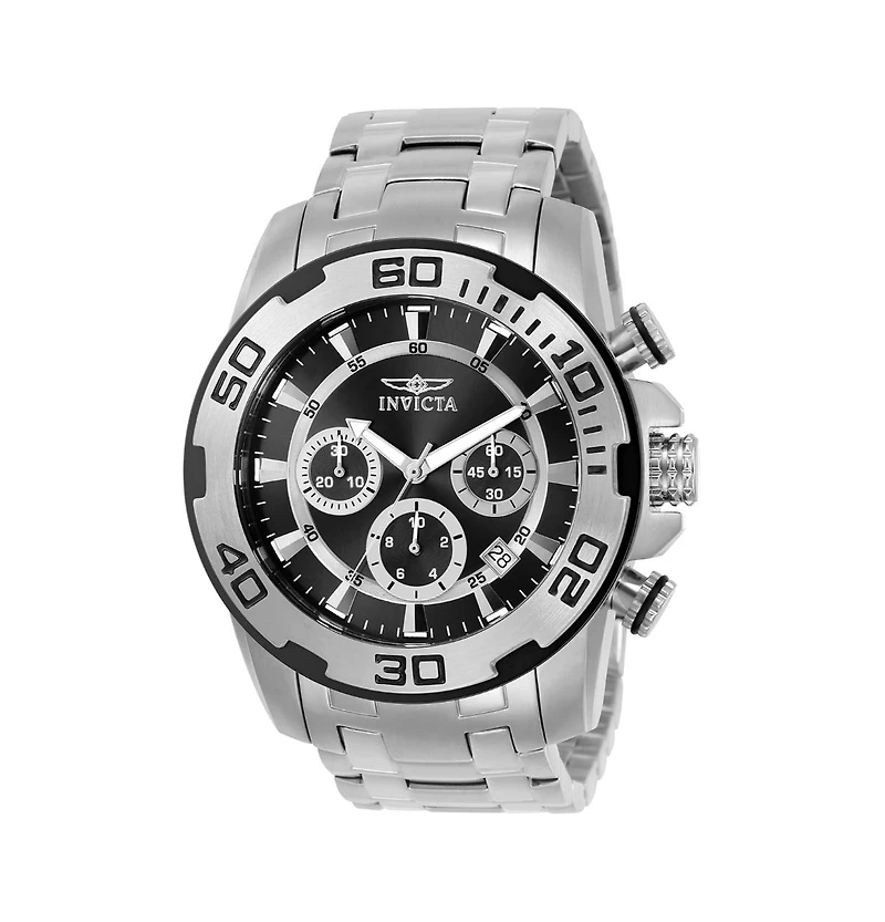 Invicta Men's 22318 Pro Diver Quartz Chronograph Black Dial Watch