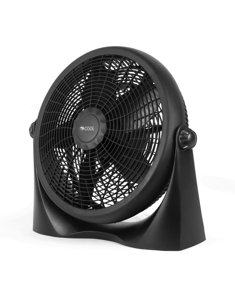 Commercial Cool Floor Fan for Home, Garage, Bedroom, or Office, Cooling Fan for Floor with 3 Fan Settings, Quiet Floor Fan with Adjustable Tilt Angle