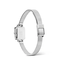 Daniel Wellington Women's Analog Silver Tone Stainless-Steel Watch, 16mm