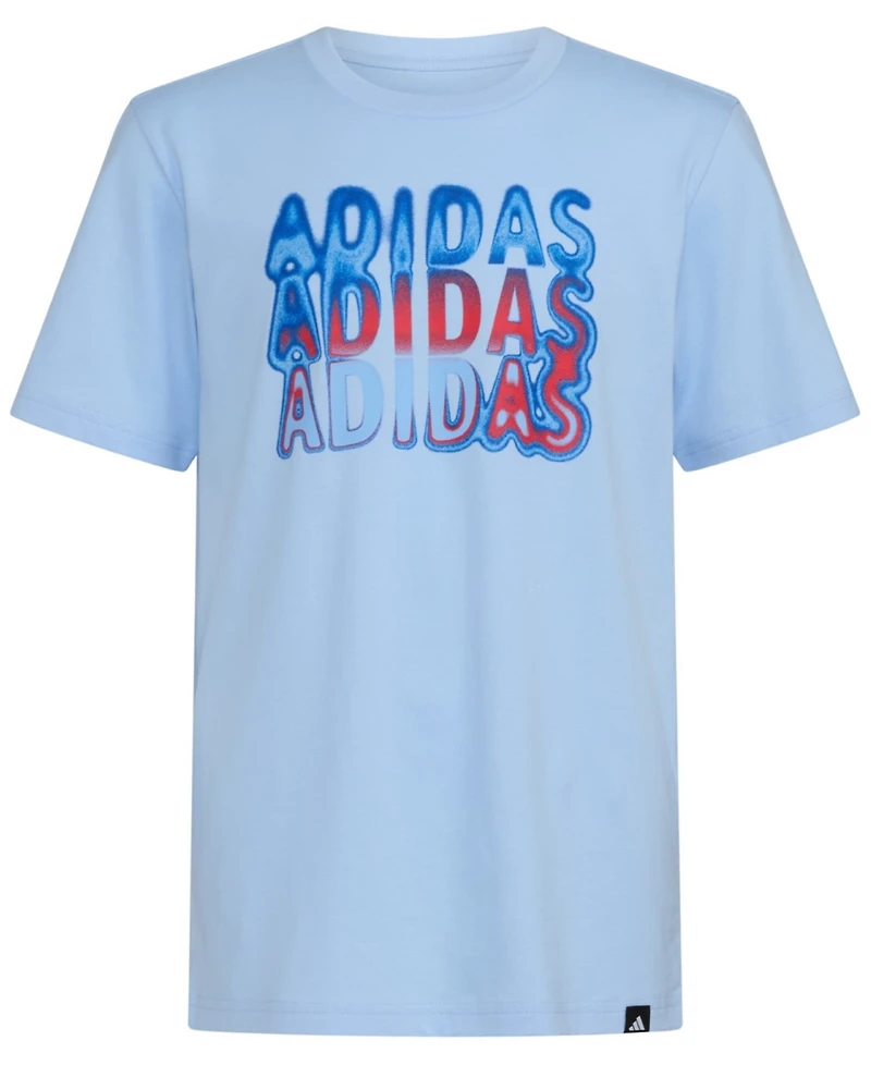 adidas Big Boys Short Sleeve Heat Map Lineage T-Shirt