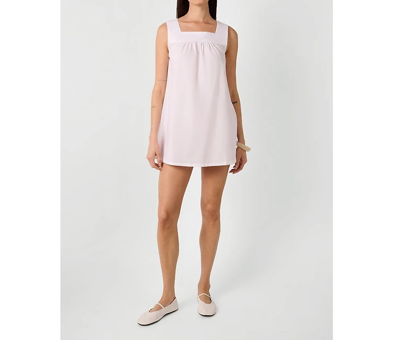WeWoreWhat Women's Square Neck Babydoll Mini Dress