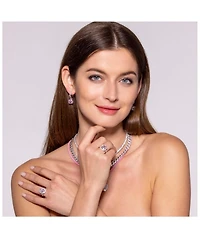 Anna Zuckerman Bauble Drop 4 Carat Cushion Earrings