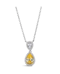 Anna Zuckerman Aubrey Jen Pear Shaped Necklace
