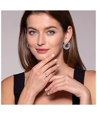 Anna Zuckerman Allura 3 Stone Cz Crystalline Ring