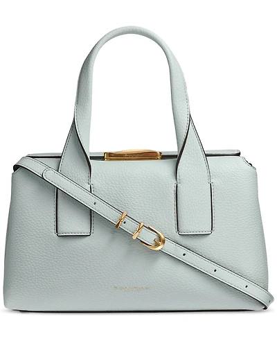 Donna Karan New York Amagansett Soft-Rolled Leather Satchel with Sculpted Magnet Closure