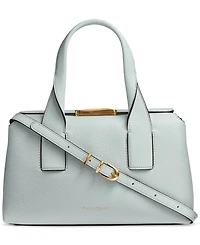 Donna Karan New York Amagansett Soft-Rolled Leather Satchel with Sculpted Magnet Closure