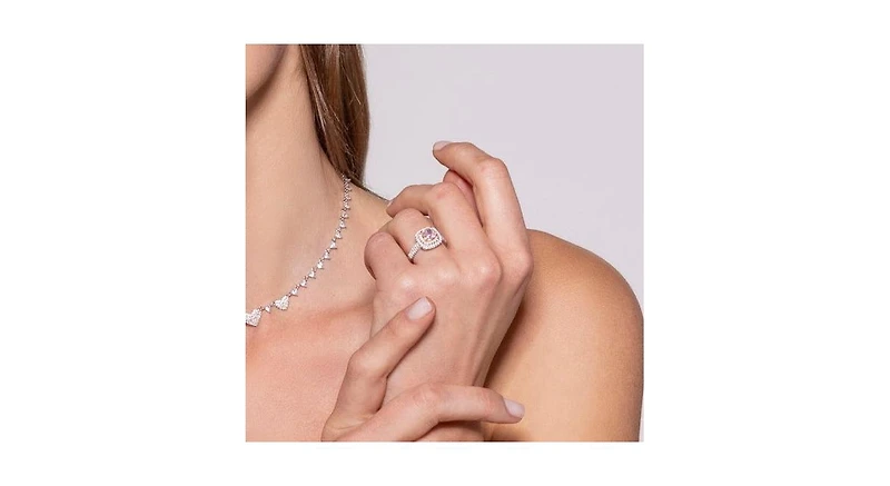 Anna Zuckerman Lucia Brilliante Ring Argyle Pink