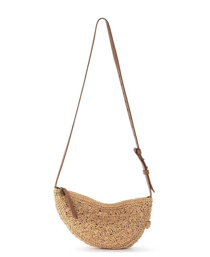 The Sak Tess Straw Mini Sling Bag