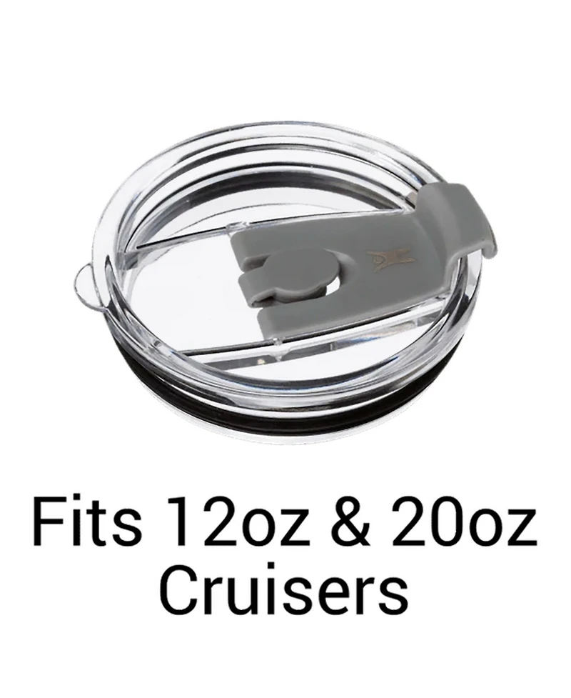 Lid: On The Go Spill Proof Tumbler Lid for12 & 20oz Cruisers