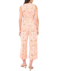 Sam & Jess Women's Printed Pull-On Wide-Leg Pants