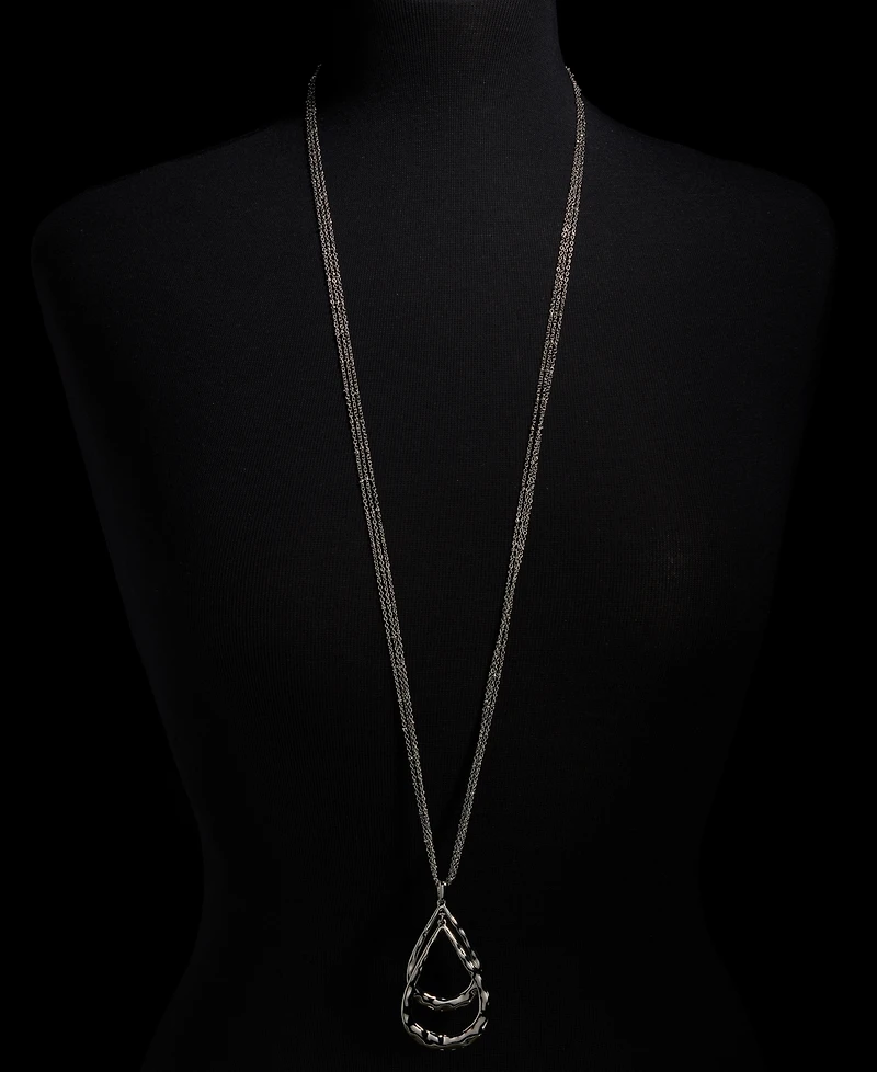 Style & Co Orbital Pendant Necklace, 36" + 3" extender, Macy's Exclusive
