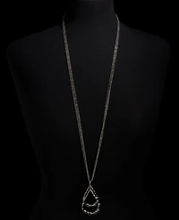 Style & Co Orbital Pendant Necklace, 36" + 3" extender, Macy's Exclusive