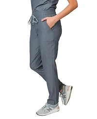Medgear Women's Ariana Mid-rise Slim Straight Scrub Pant