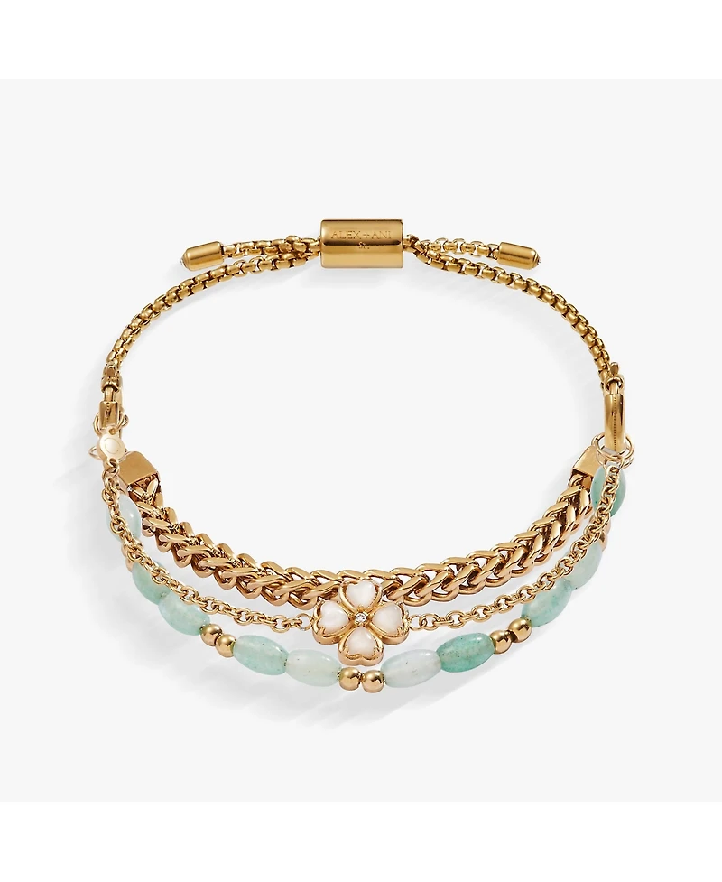 Four Leaf Clover Stranded Bracelet Set