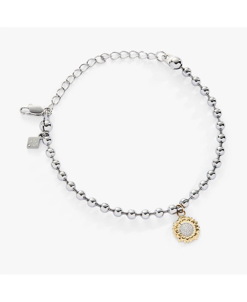 Alex and Ani Sunflower Ball Chain Bracelet