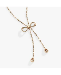 Alex and Ani Coquette Bow Slider Necklace