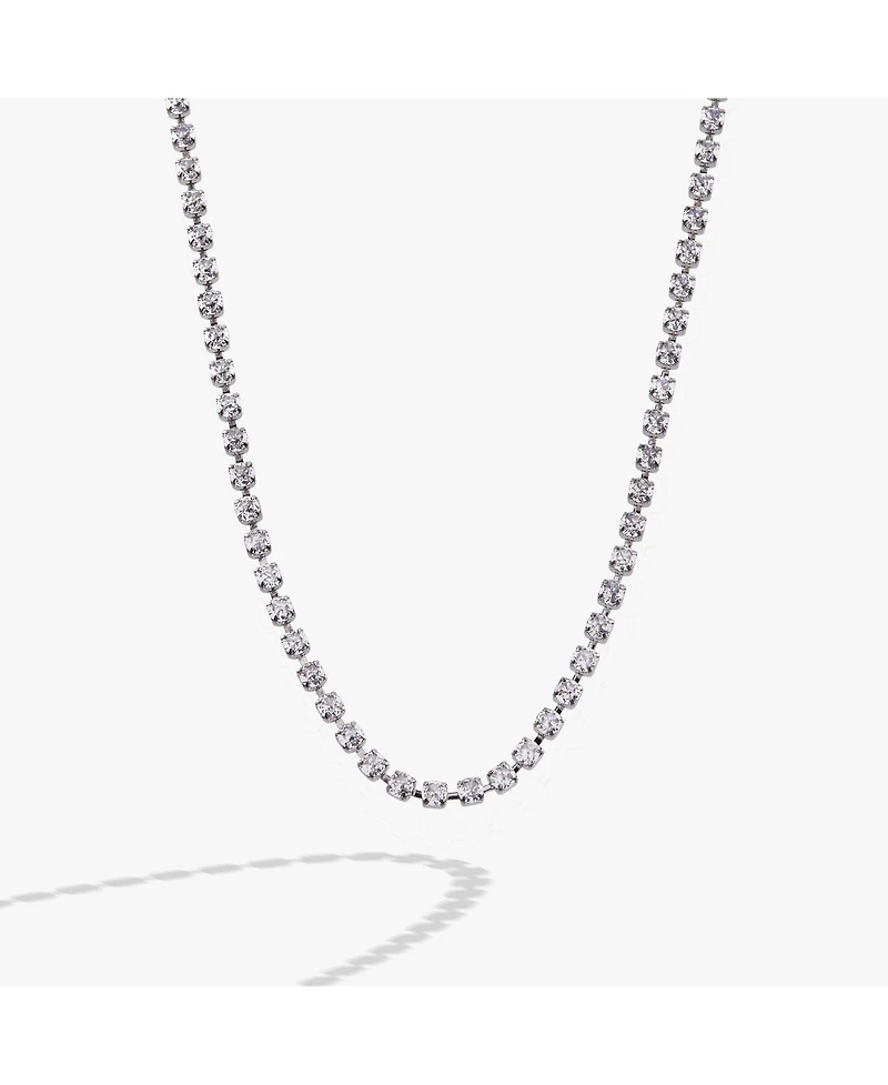 Crystal Tennis Chain Adjustable Necklace