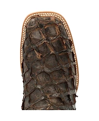 Durango Men's Premium Exotics Dark Brown Pirarucu Western Boot