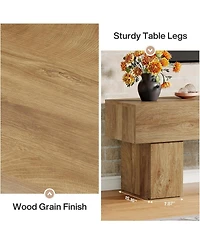 Tribesigns 63" Tv Stand, Farmhouse Entertainment Center, Low Tv Console Table for Living Room, Long Media Console Television Stands for 55/60/65