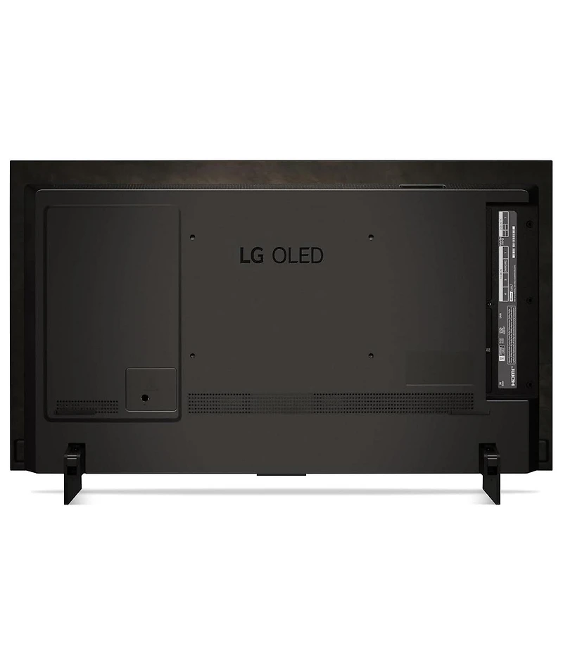 Lg Oled C4 Hdr 4K Smart Oled Tv 144 Hz Refresh Rate + Uax 4K Hdmi 2.0 Cable + Cps 24 Months Protection and Streaming Bundle with Alexa
