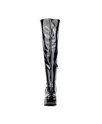 Fashion To Figure Women's Manica Thigh High Platform Boot- Wide Width