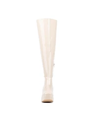 Fashion To Figure Women's Manica Thigh High Platform Boot- Wide Width