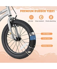 16-Inch Kids Bike Sport Bicycle for 4-7 Years Old with Adjustable Seat and Reflectors