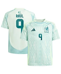 Adidas Big Boys and Girls Raul Jimenez Green Mexico National Team 2024 Away Replica Player Jersey