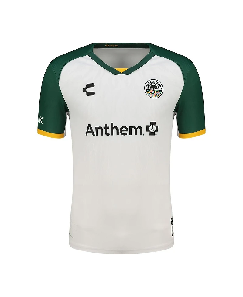 Charly Men's White Oakland Roots Sc 2025 Away Authentic Jersey