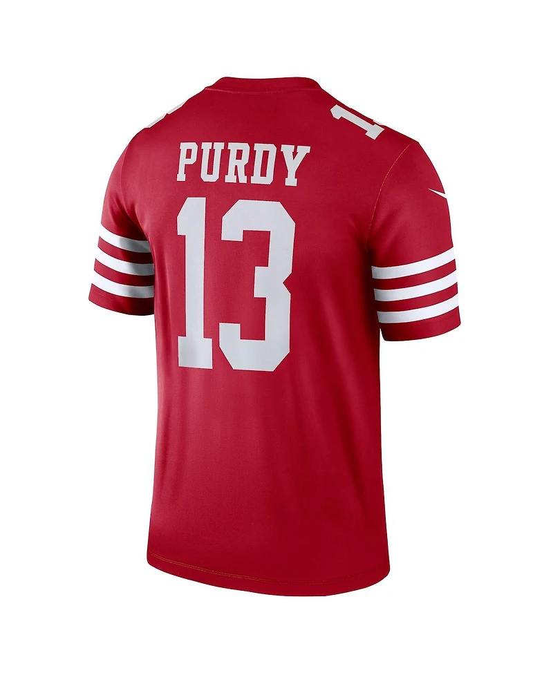 Nike Men's Brock Purdy Scarlet San Francisco 49ers Team Legend Jersey