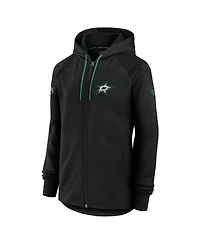 Fanatics Women's Black Dallas Stars Authentic Pro Rink Fleece Full-Zip Jacket