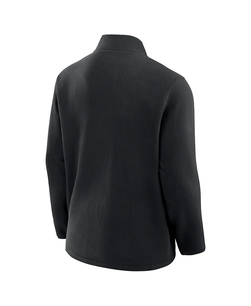 Fanatics Men's Black Pittsburgh Penguins Home Ice Fleece Full-Zip Jacket
