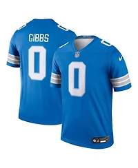 Nike Men's Jahmyr Gibbs Blue Detroit Lions Team Legend Jersey