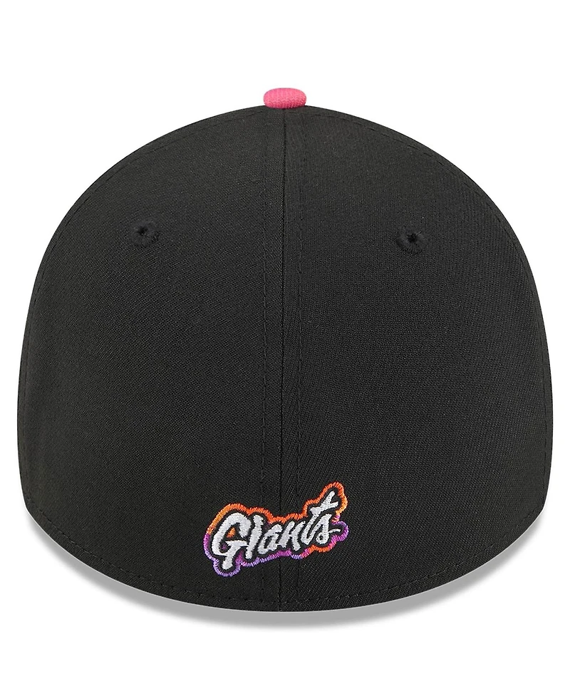 New Era Men's Black/Orange San Francisco Giants 2025 City Connect 39THIRTY Flex Hat