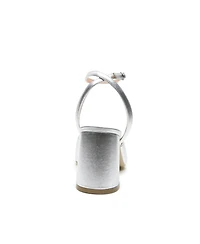 Alterre Women's Marilyn Silver Customizable V Mule