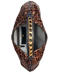 Donna Karan New York Bellmore Small Leopard Shoulder with Bezel Strap