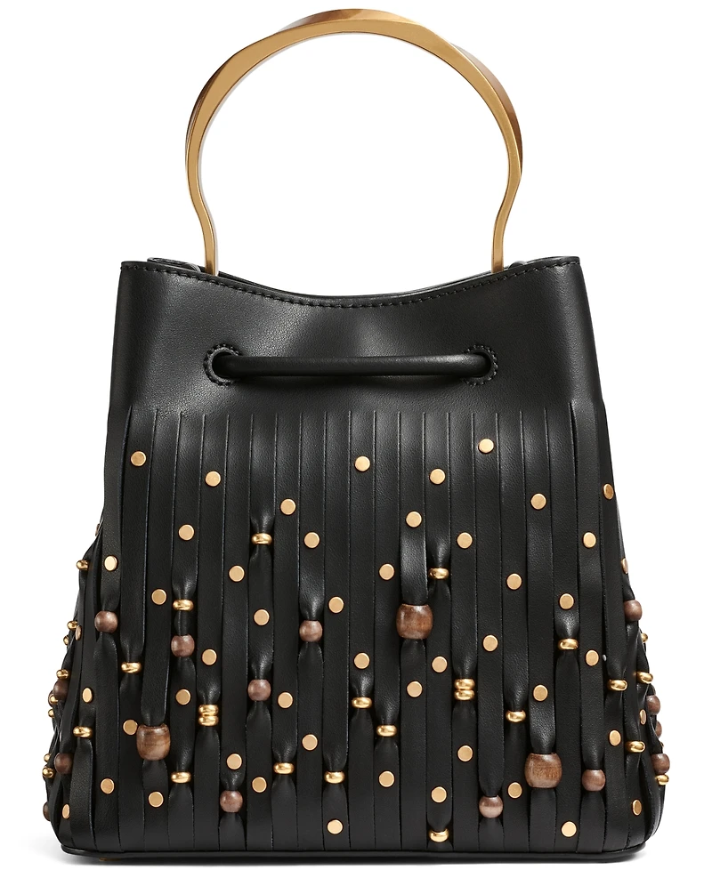 Donna Karan New York Lawrence Beaded Laser-cut Bucket Bag