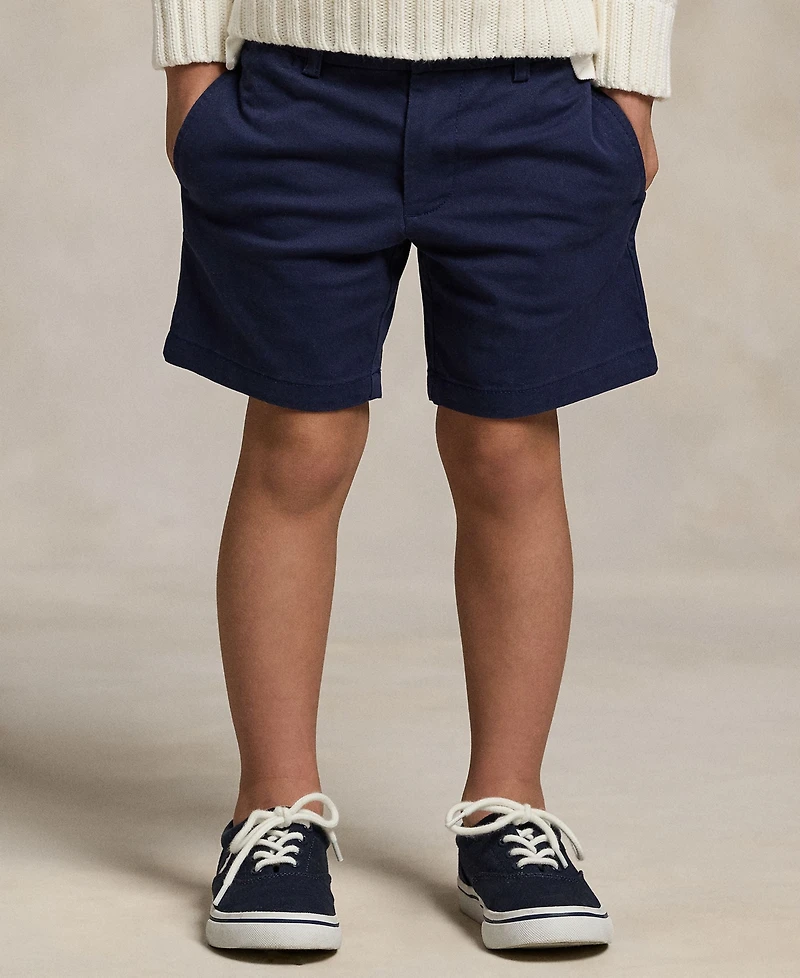 Polo Ralph Lauren Toddler and Little Boys Straight Fit Stretch Twill Short