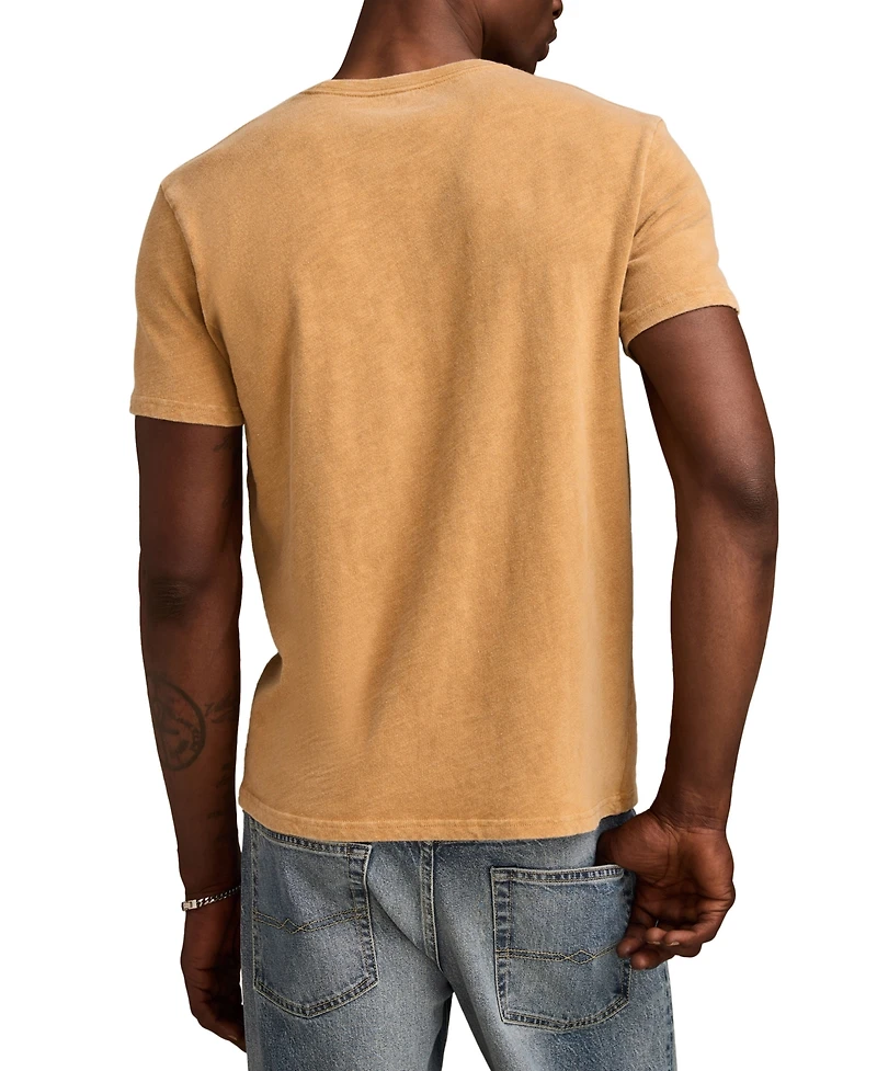 Lucky Brand Men's Espresso Yourself Short Sleeve Crewneck Graphic T-Shirt