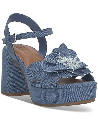Lucky Brand Women's Marrika Block-Heel Platform Dress Sandals