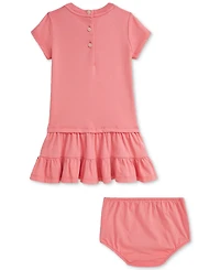 Polo Ralph Lauren Baby Girls Cotton Tiered Dress